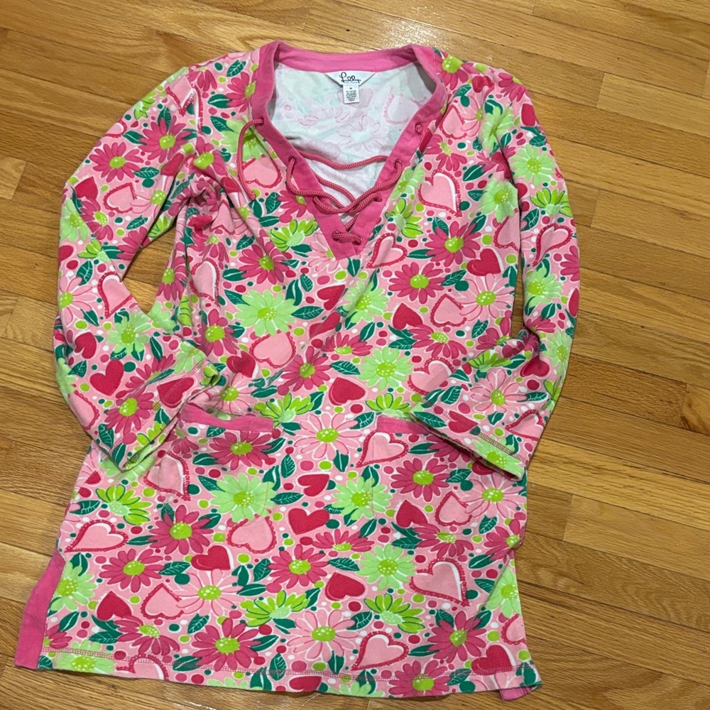 Lilly Pulitzer Terry  beach coverup size medium